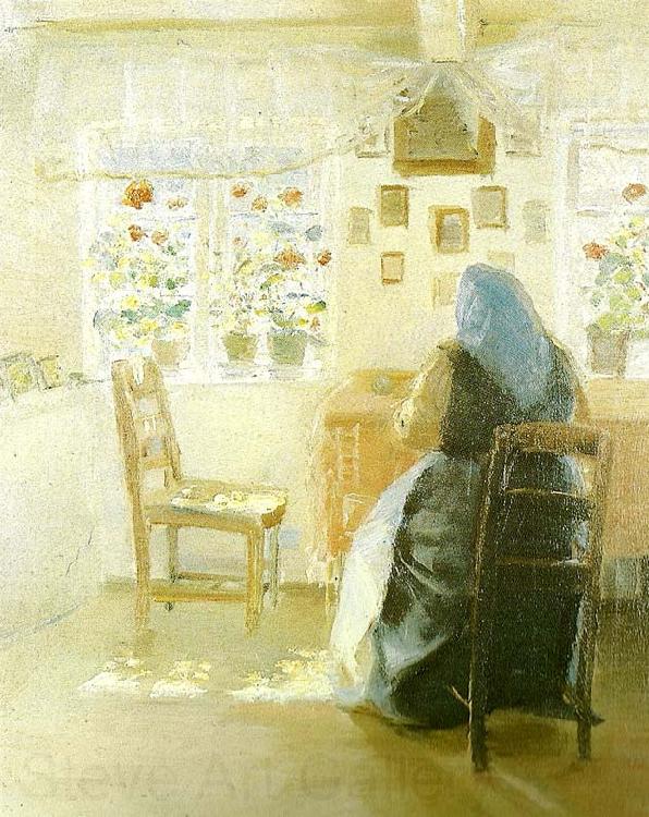 Anna Ancher solskin i stuen